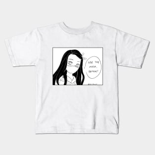 Use the Mask, Demon! Kimetsu no yaiba Kids T-Shirt